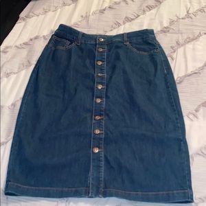 Christopher Banks Jean Skirt